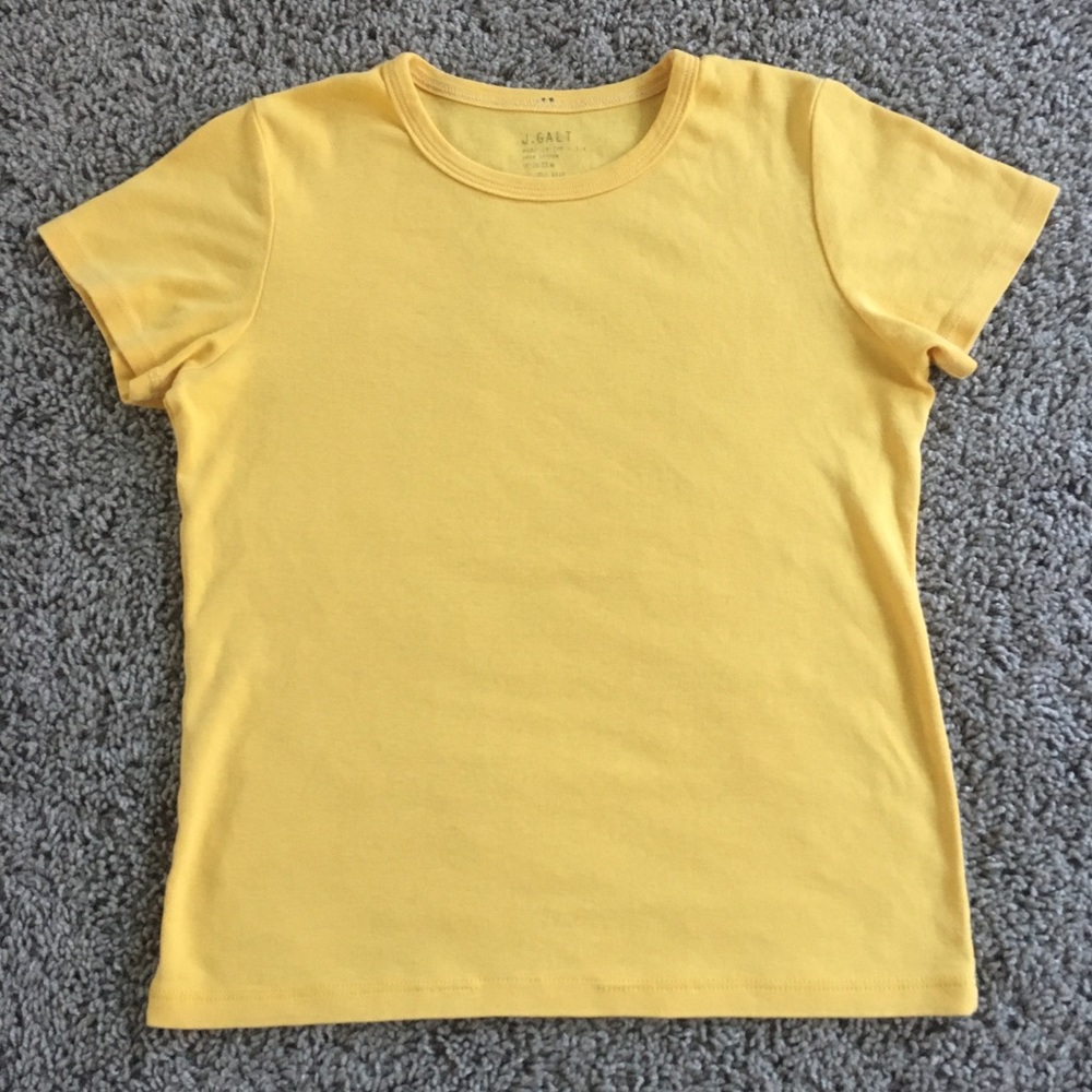 John Galt yellow tee